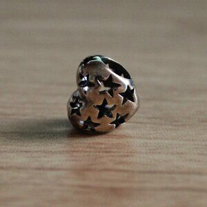 Pandora Sterling Silver Starry Heart Charm